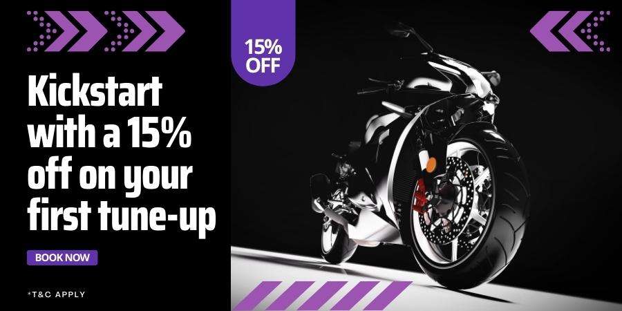 Kickstart with a 15% off on your first tune-up-1