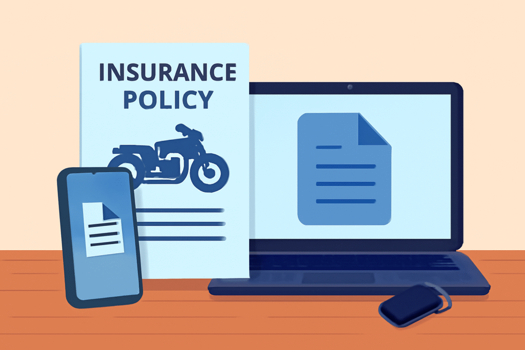 How to Get My Bike Insurance Copy Online