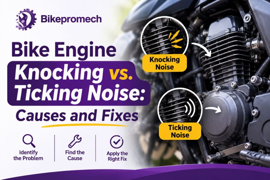 Bike Engine Knocking vs. Ticking Noise: Causes and Fixes