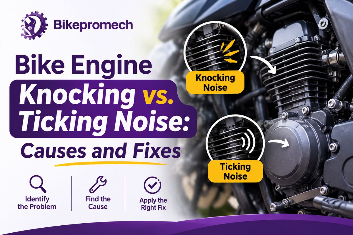 Bike Engine Knocking vs. Ticking Noise: Causes and Fixes