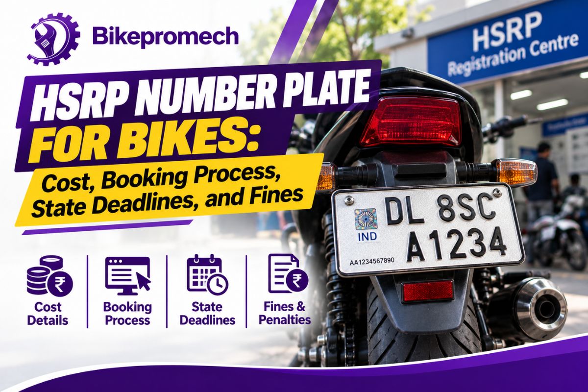 HSRP Number Plate for Bikes